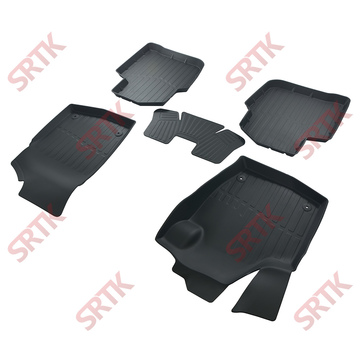 Коврики резиновые 3D LUX для Volkswagen Polo (2020-н.в.)