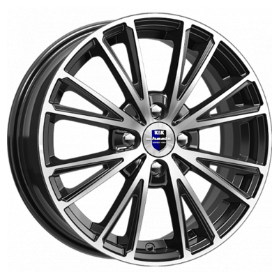 K&K 6x16/4x108 ET47,5 D63,35 Меандр (КС879) Алмаз черный SK