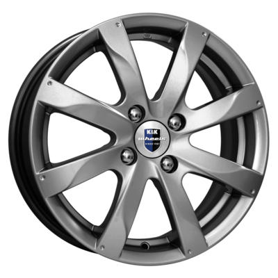 K&K 6x15/4x114,3 ET43 D67,1 Джемини-оригинал (КС617) Дарк платинум