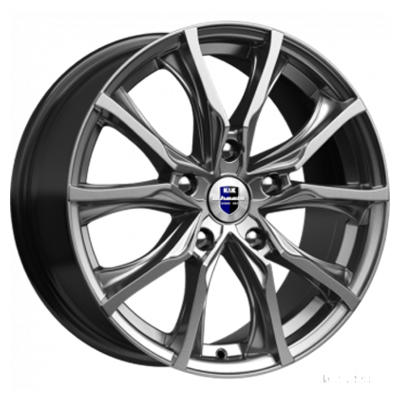 K&K 7,5x17/5x130 ET43 D71,6 Твист (КС697) Дарк платинум