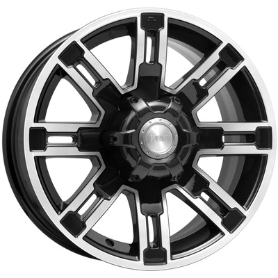 K&K 7,5x16/6x139,7 ET30 D108,1 Полюс (КС609M) Алмаз черный