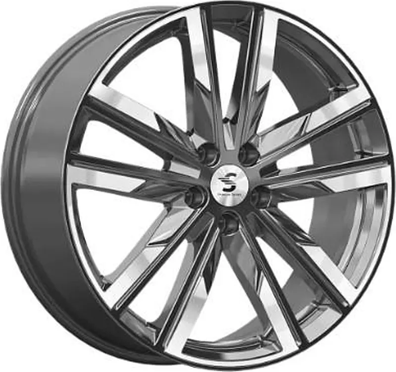 Диск SKAD Premium КР014 20х8 5x114,3 et 45 dia 67,1 Diamond gross graphite
