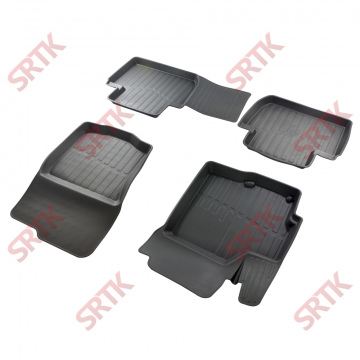 Коврики резиновые 3D PREMIUM для Mitsubishi Outlander (2006-2021)