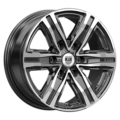 K&K 7,5x17/6x114,3 ET39 D67,1 R8 (КС1174) Алмаз черный