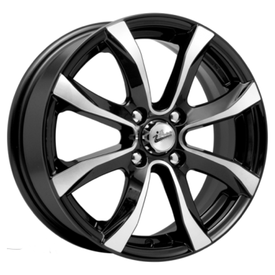 iFree 6x15/4x114,3 ET40 D66,1 Дайс (КС696) Блэк Джек