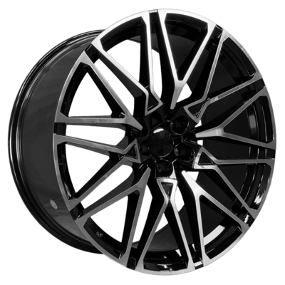 Hengder 10x21/5x112 ET35 D66,5 5063 Black machined face (HNGD)