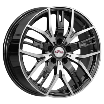 iFree 7x17/5x108 ET33 D60,1 Аскет (КС1072) Блэк Джек