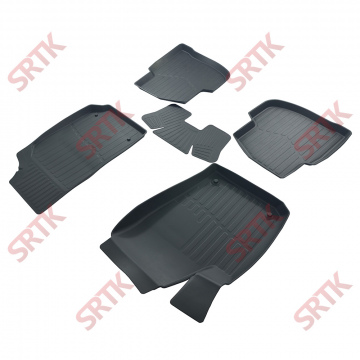 Коврики резиновые 3D PREMIUM для Volkswagen Polo SD (2009-2020)