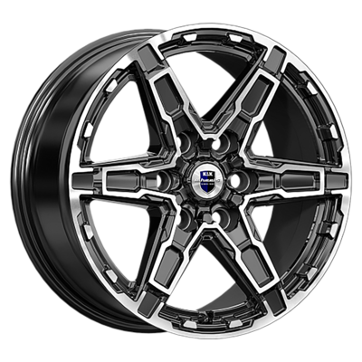 K&K 8x18/6x139,7 ET25 D106,1 Дистрикт (КС1159) Алмаз черный