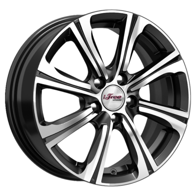 iFree 6x15/5x100 ET38 D57,1 Апероль (КС862) Блэк Джек