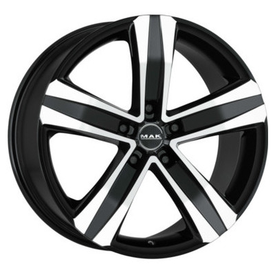 MAK 7x17/5x160 ET60 D65,1 Stone 5 T Black mirror