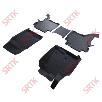 Коврики резиновые 3D LUX для Mitsubishi Pajero (2006-);(2014-н.в.)