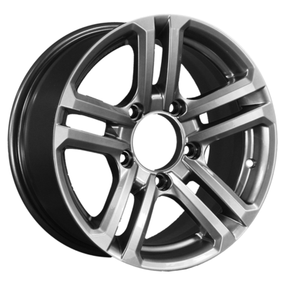 K&K 7x16/5x139,7 ET5 D98 Палладика (КС591М) Дарк платинум
