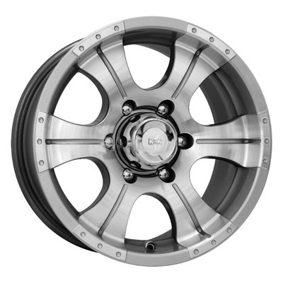 K&K 8x16/6x139,7 ET0 D110,1 Байконур (КС465М) Дарк платинум