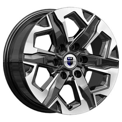 K&K 7,5x17/6x139,7 ET30 D106,1 Тейт (КС1050) Алмаз черный