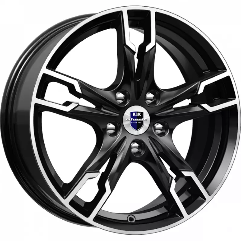 Диск КиК Солар КС875 17х7 5x114,3 et 45 dia 66,1 Алмаз черный