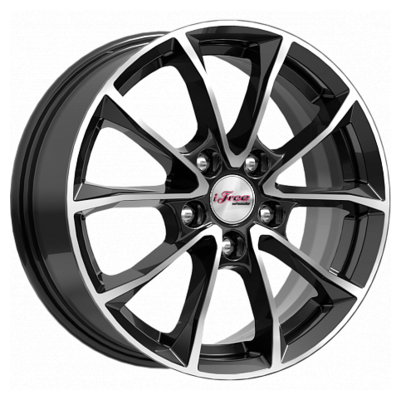 iFree 6,5x16/5x108 ET50 D63,35 Джет (КС914) Блэк Джек