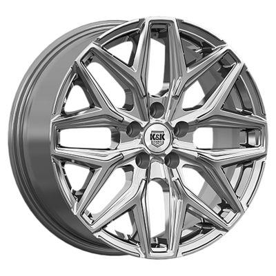 K&K 7x17/4x108 ET25 D65,1 Ариус (КС1187) Дарк платинум