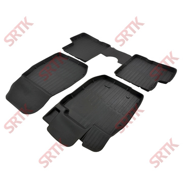 Коврики резиновые 3D PREMIUM для Nissan Terrano 2WD/4WD (2014-2016)