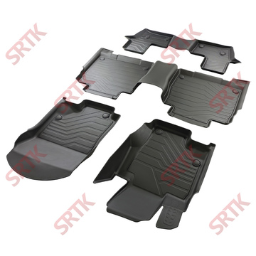 Коврики резиновые 3D LUX для Mercedes-Benz GLS 7 SEATS (2019-н.в.)