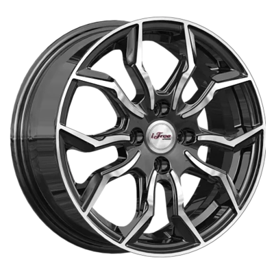 iFree 6x15/4x100 ET37 D60,1 Бохо (КС1037) Блэк Джек