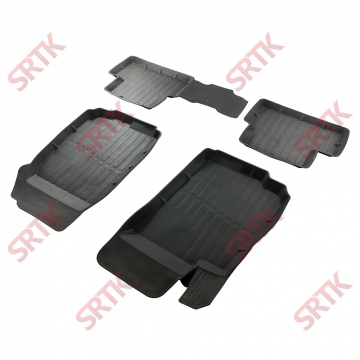 Коврики резиновые 3D PREMIUM для Chevrolet Aveo SD/HB (2012-2015)
