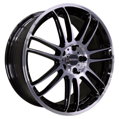 INCH 7x18/5x114,3 ET50 D67,1 FA8535 Gloss Black Machined Face (ZJH) FlowForming