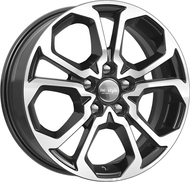 Диск КиК КС892 17х6,5 5x114,3 et 50 dia 60,1 Алмаз черный