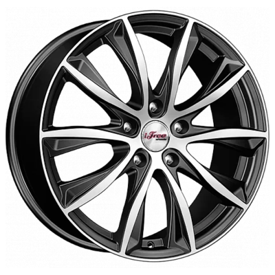 iFree 7,5x18/5x108 ET49 D67,1 Каzантип (КС684М) Блэк Джек
