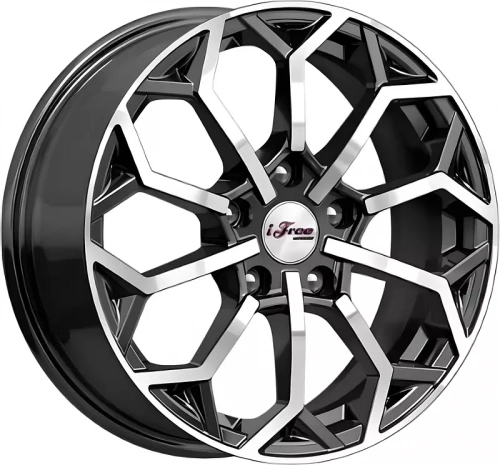Диск iFree Спейс-Нидл 16х6,5 5x114,3 et 38 dia 67,1 Black Jack