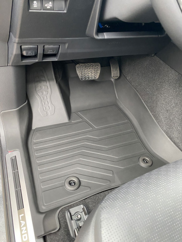 Коврики резиновые 3D LUX для Toyota LC 300 (2021-н.в.)