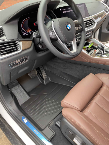 Коврики резиновые 3D LUX для BMW X6 G06 (2019-н.в.) передние