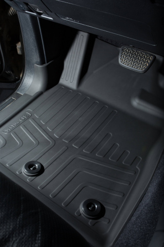 Коврики резиновые 3D LUX для Lexus LX 570/450d (2012-2021) (3 шт.)