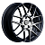 INCH 7x17/5x108 ET40 D54,1 FA8541 Gloss Black Machined Face (ZJH) FlowForming