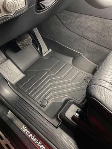 Коврики резиновые 3D LUX для Mercedes-Benz GLE Coupe (2019-н.в.) Передние