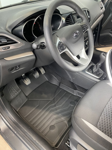 Коврики резиновые 3D LUX для Lada Vesta SD/SW/SW Cross (2015-н.в.) Передние
