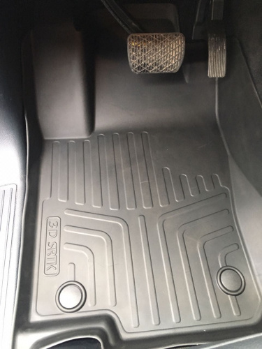 Коврики резиновые 3D LUX для Mercedes-Benz GLE (2015-2018) (3 шт.)