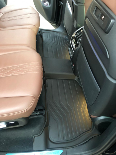 Коврики резиновые 3D LUX для BMW X7 G07 7 SEATS (2018-н.в.)