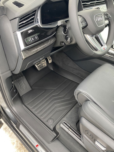 Коврики резиновые 3D LUX для Audi Q7 (2015-н.в.)