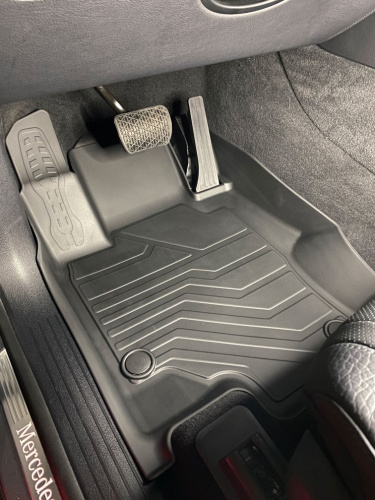 Коврики резиновые 3D LUX для Mercedes-Benz GLE Coupe (2019-н.в.) Передние