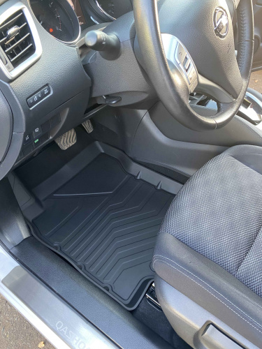 Коврики резиновые 3D LUX для Nissan Qashqai II RUS (2014-2021)
