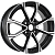 Диск KDW KD1590 15х6 4х100 et 45 dia 60,1 Black Front Polished