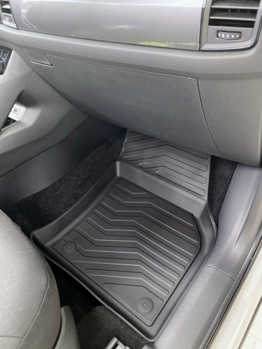 Коврики резиновые 3D LUX для Skoda Kodiaq (2016-н.в.)