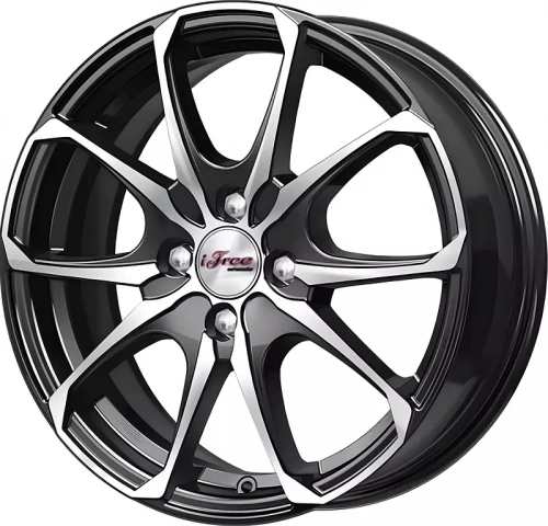 Диск IFree Такеши 16х6 5x100 et 35 dia 67,1 Black Jack