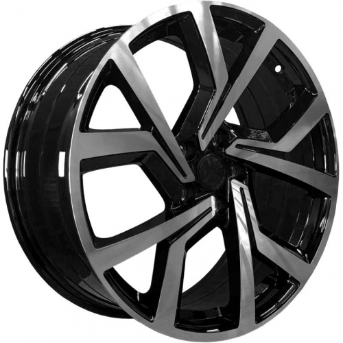 Диск PDW 5228 19х8 5x112 et 45 dia 57,1 Gloss Black Machine Face