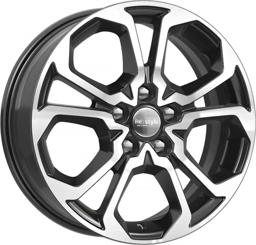 Диск КиК КС892 17х6,5 5x114,3 et 50 dia 60,1 Алмаз черный