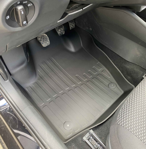 Коврики резиновые 3D LUX для Volkswagen Polo (2020-н.в.)