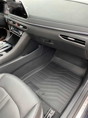 Коврики резиновые 3D LUX для Hyundai Sonata VIII (2019-н.в.)